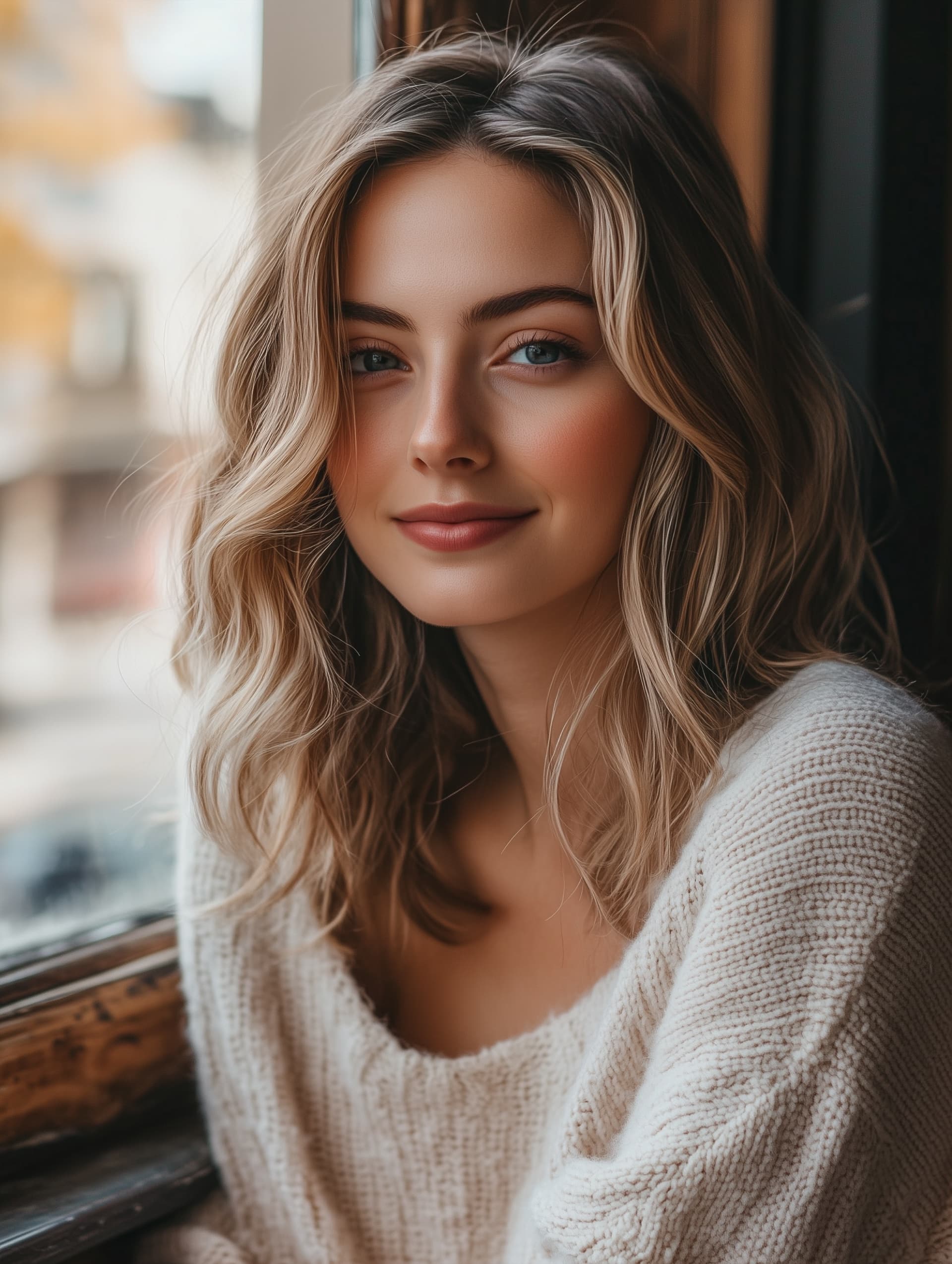 Professional haircut and styling